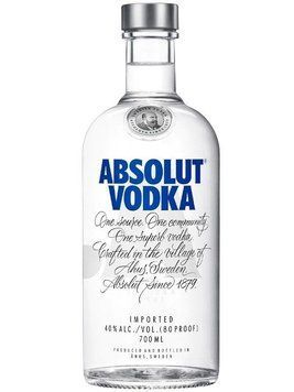 W&oacute;dka Absolut 40% 1 l