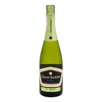 Ігристе вино Gran Baron Cava Brut Organic Bio біле брют 11,5%, 0,75 л 100303 фото